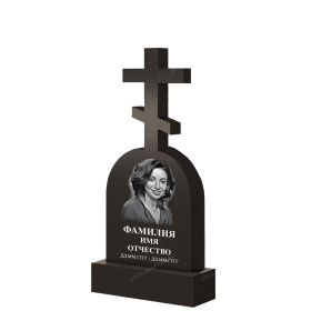 Крест из гранита К002 высота крест 50см