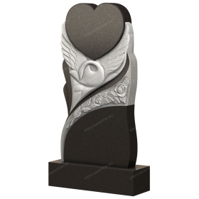 Вертикальный гранитный памятник В061