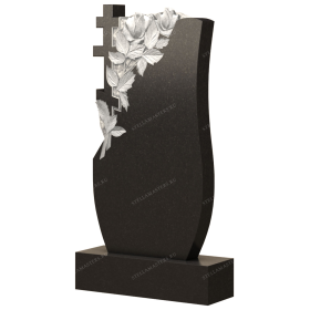 Вертикальный гранитный памятник В066