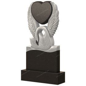 Вертикальный гранитный памятник В054