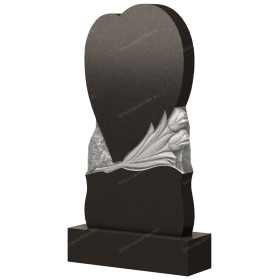 Вертикальный гранитный памятник В060