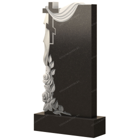 Вертикальный гранитный памятник В067