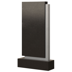 Вертикальный гранитный памятник В075