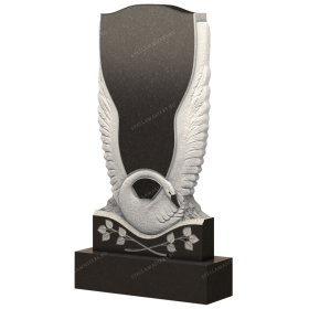 Вертикальный гранитный памятник В057