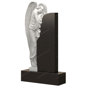 Вертикальный гранитный памятник В047