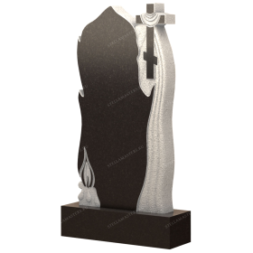 Вертикальный гранитный памятник В065