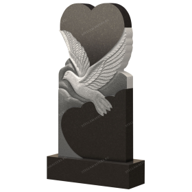 Вертикальный гранитный памятник В055