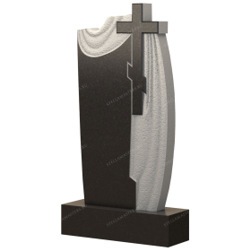 Вертикальный гранитный памятник В027