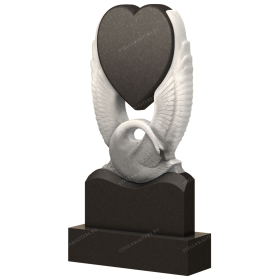 Вертикальный гранитный памятник В050