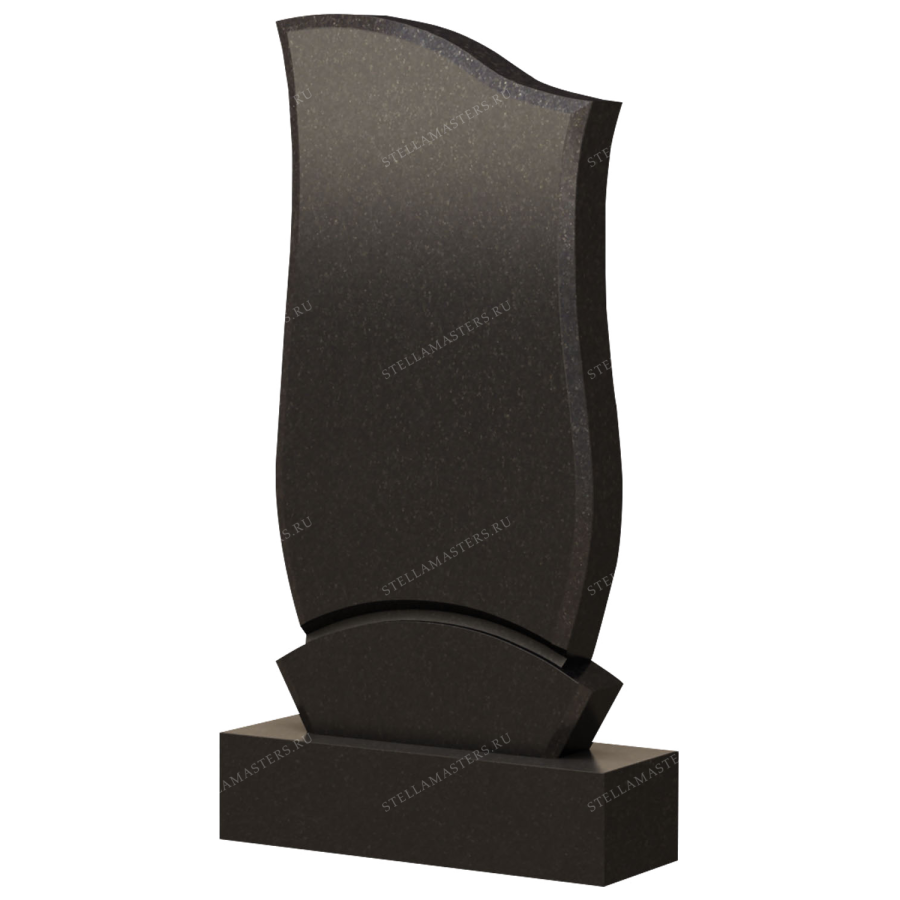 Вертикальный гранитный памятник В019 фото 1