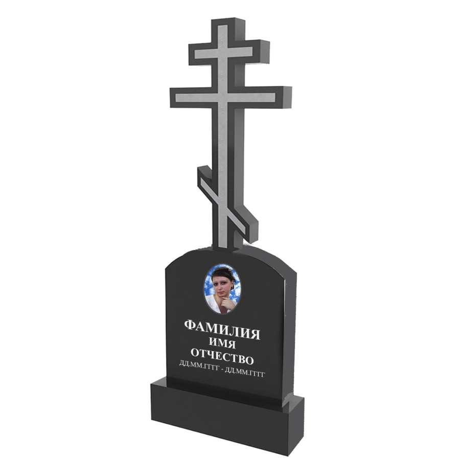 Крест из гранита К005 фото 1