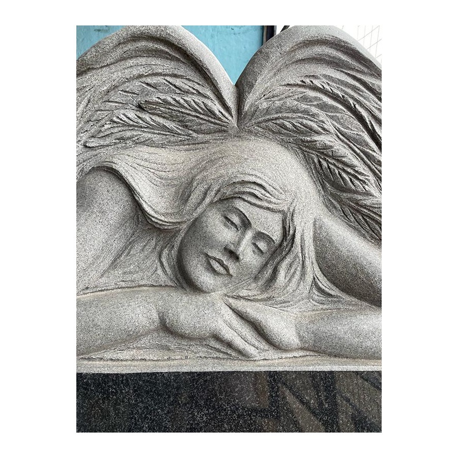 РАСПРОДАЖА 2025 Памятник с ангелом два крыла фото 2