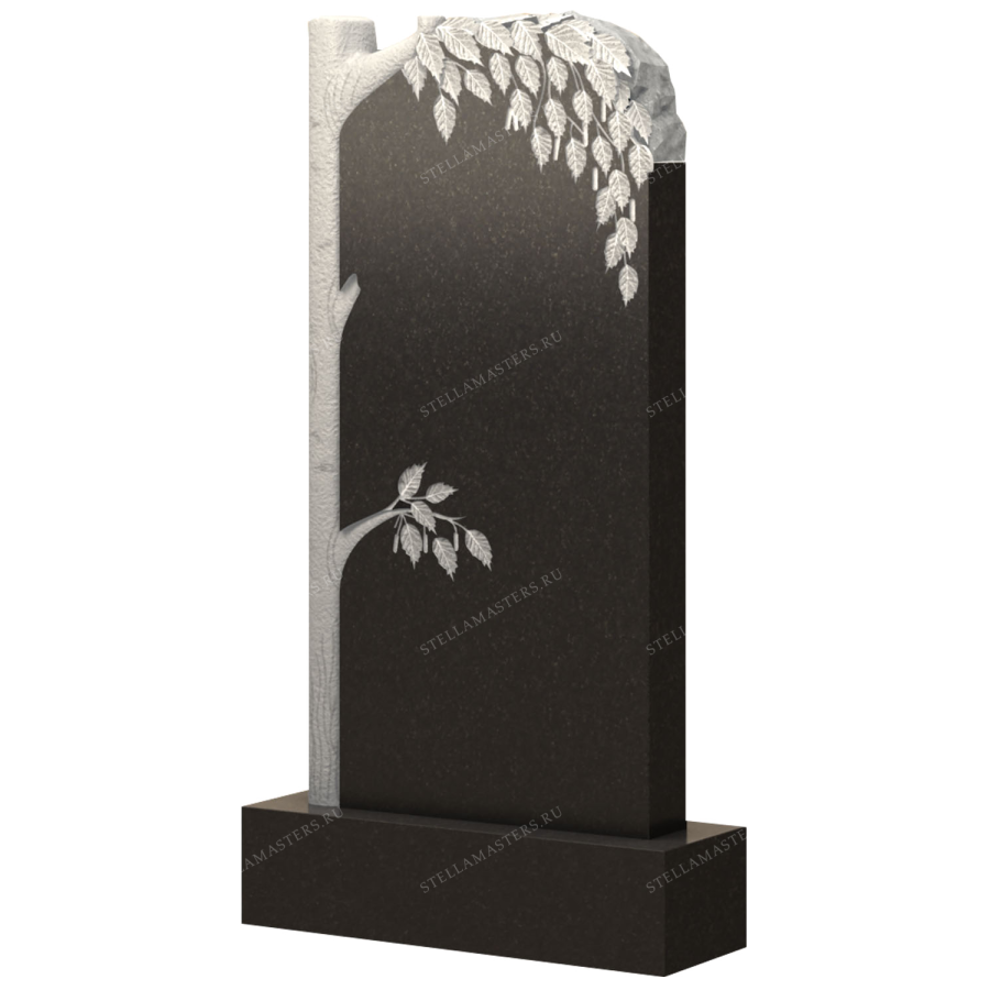 Вертикальный гранитный памятник В030 фото 1