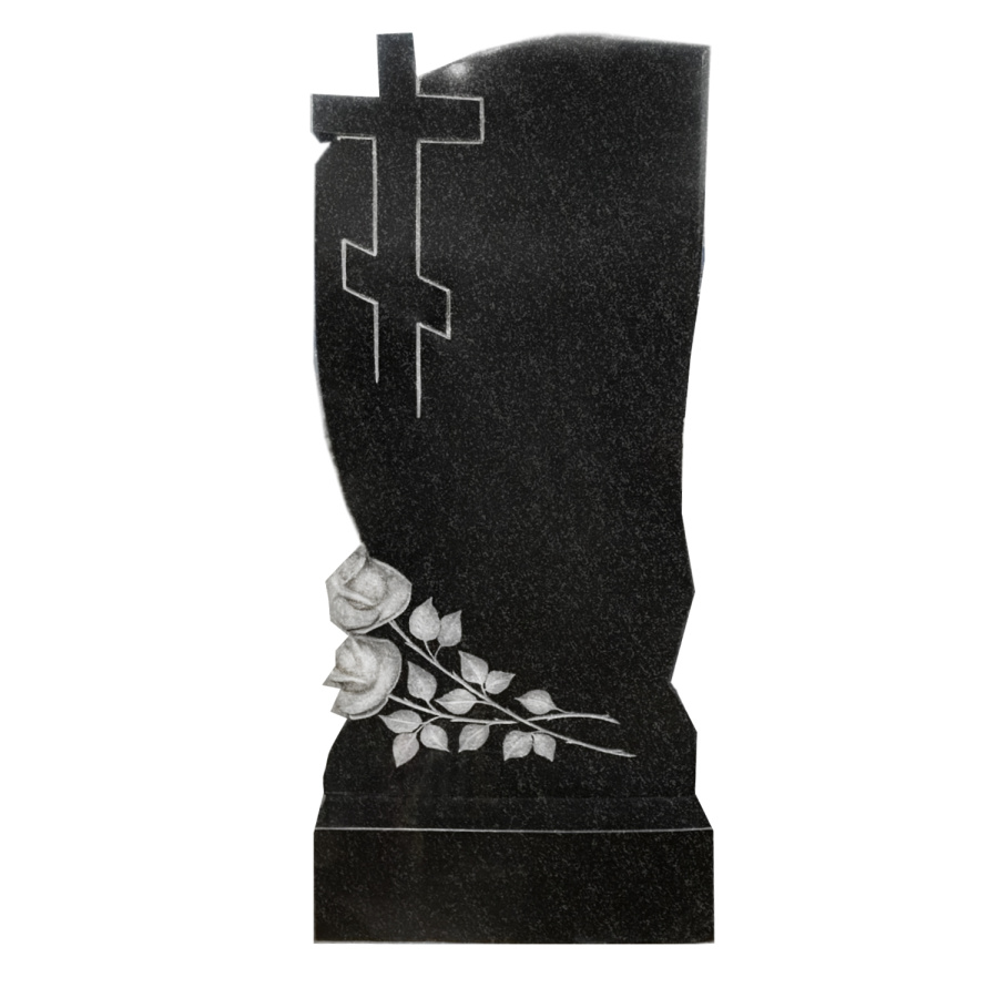 Вертикальный гранитный памятник В043 фото 1