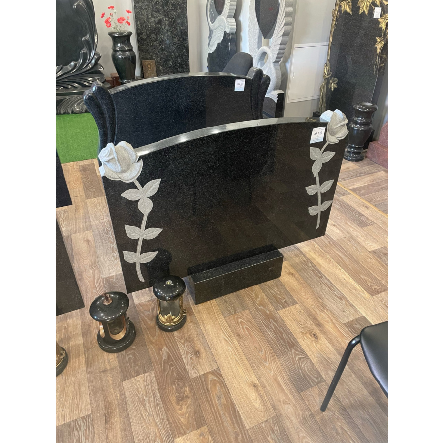 Горизонтальный гранитный памятник Г004 фото 3