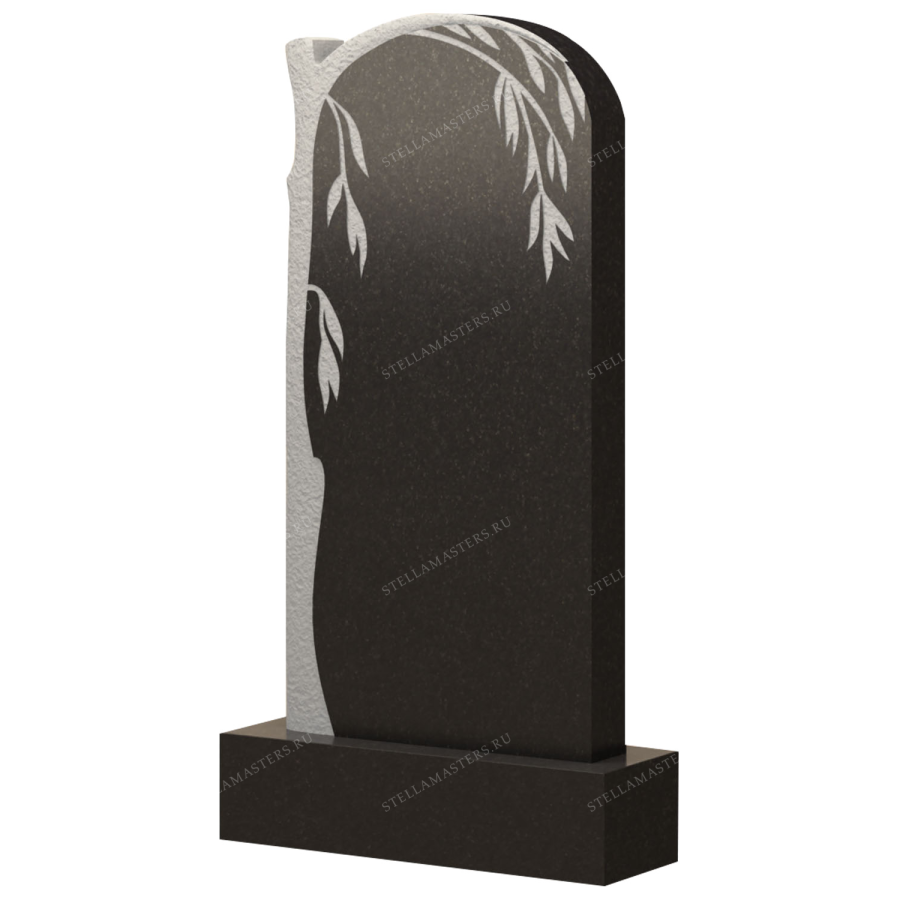 Вертикальный гранитный памятник В033 фото 1