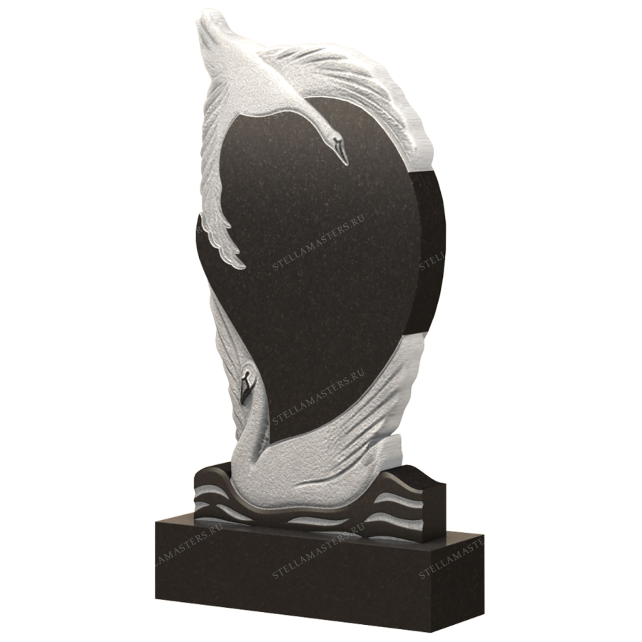 Вертикальный гранитный памятник В058 фото 1