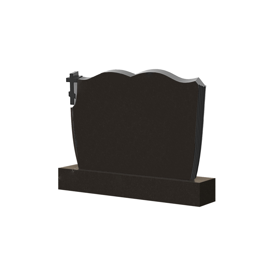 Горизонтальный гранитный памятник Г011 фото 2