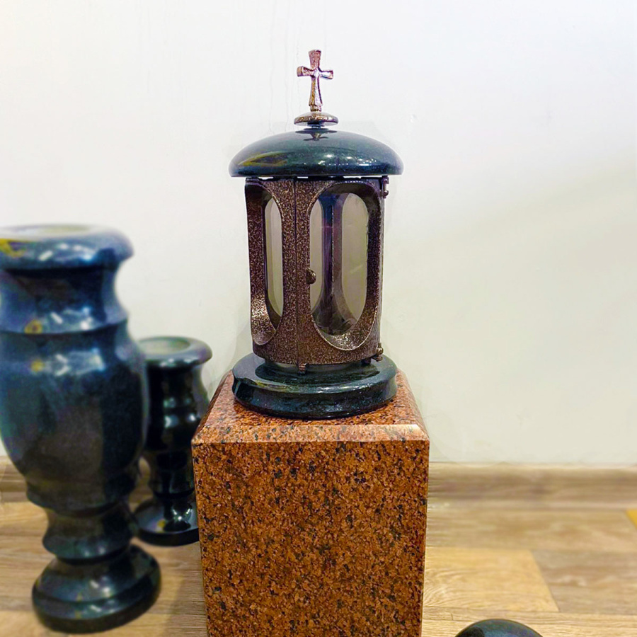 Лампадка из гранита ЛМ003 фото 1