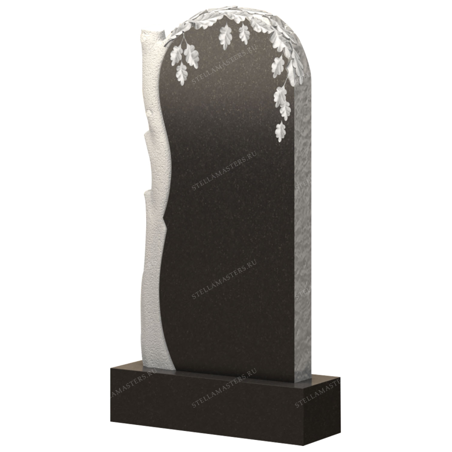 Вертикальный гранитный памятник В035 фото 1