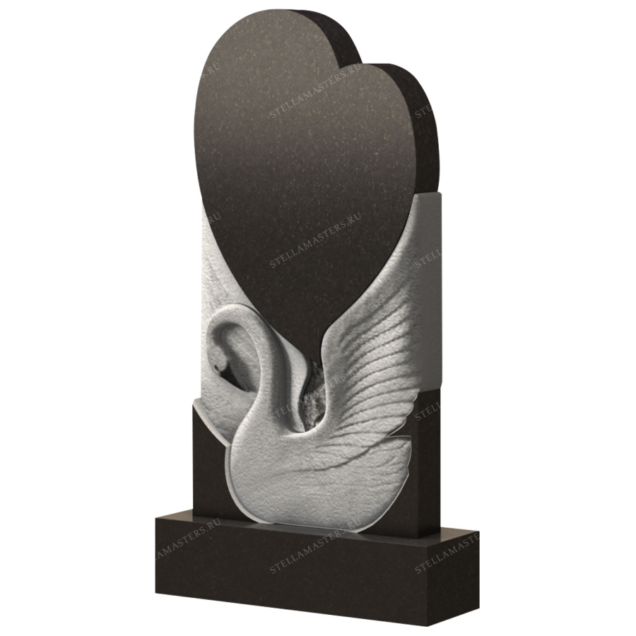 Вертикальный гранитный памятник В053 фото 1