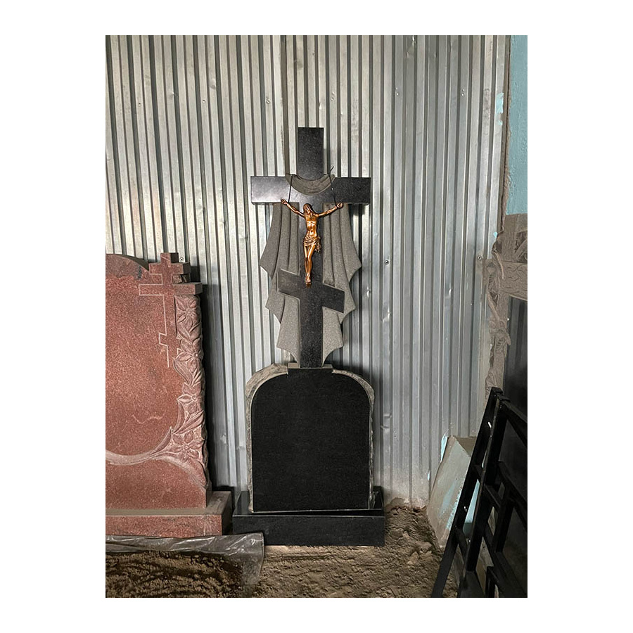 РАСПРОДАЖА 2025 Памятник Крест с тканью фото 3