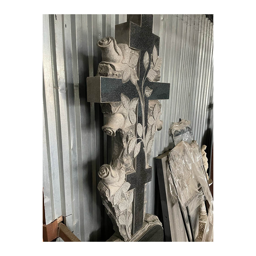 РАСПРОДАЖА 2025 Памятник Крест в розах фото 3