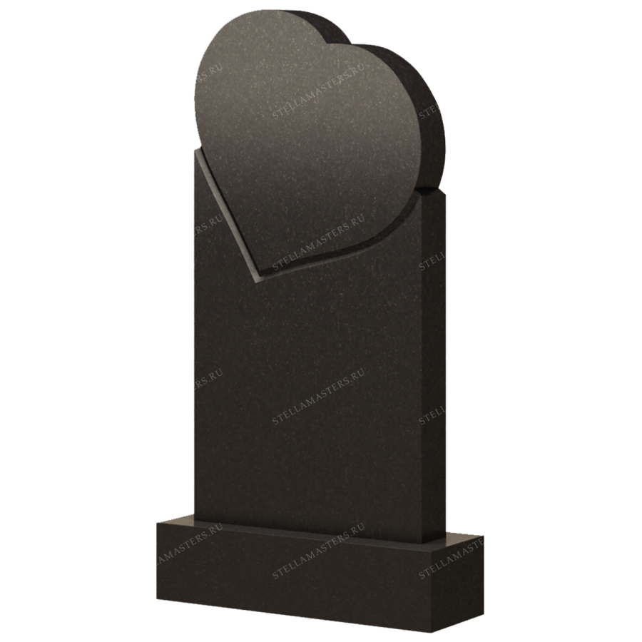 Вертикальный гранитный памятник В011 фото 1