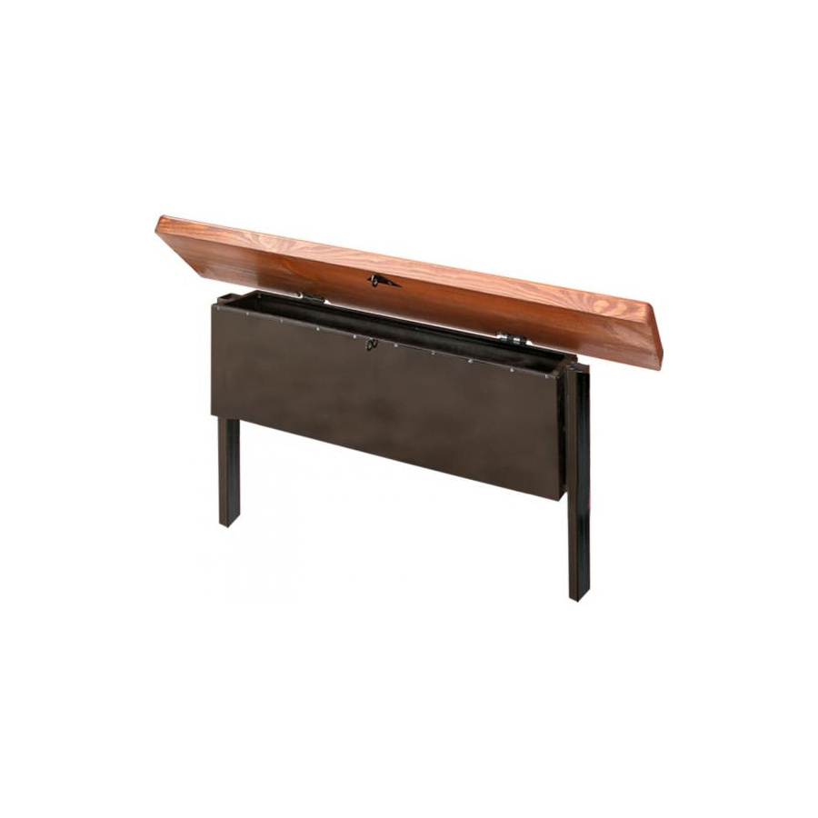 СКМ001 Скамейка Деревянная  с ящиком 100х20х5 фото 2