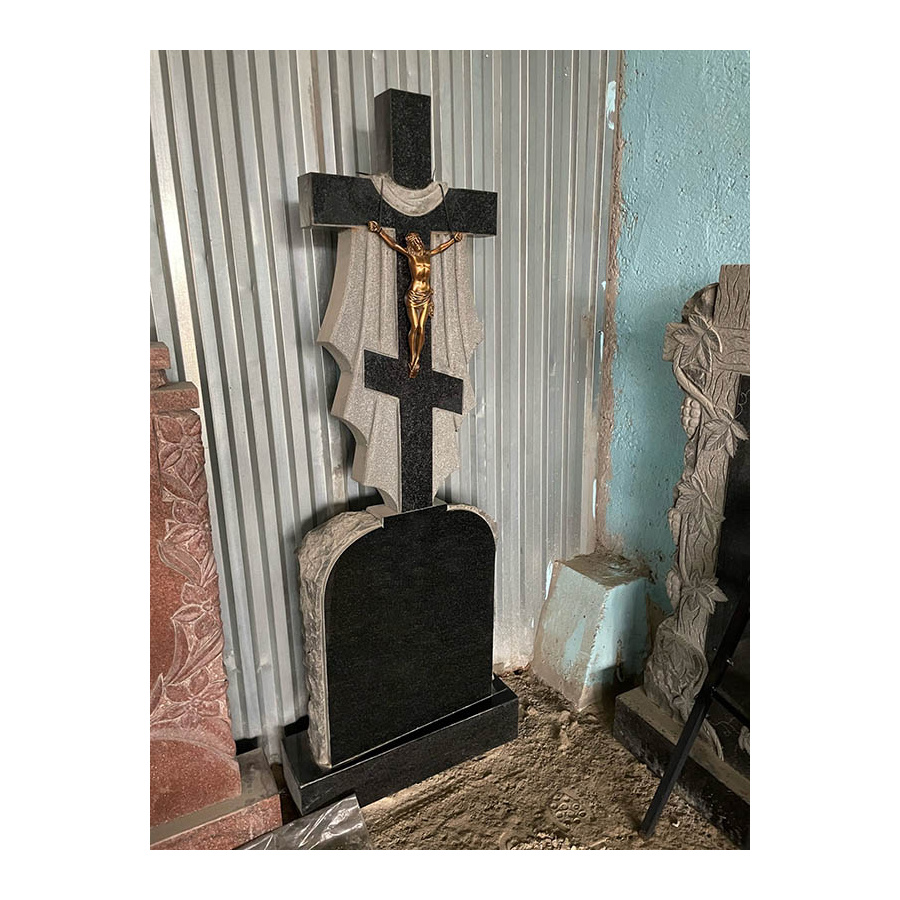 РАСПРОДАЖА 2025 Памятник Крест с тканью фото 2