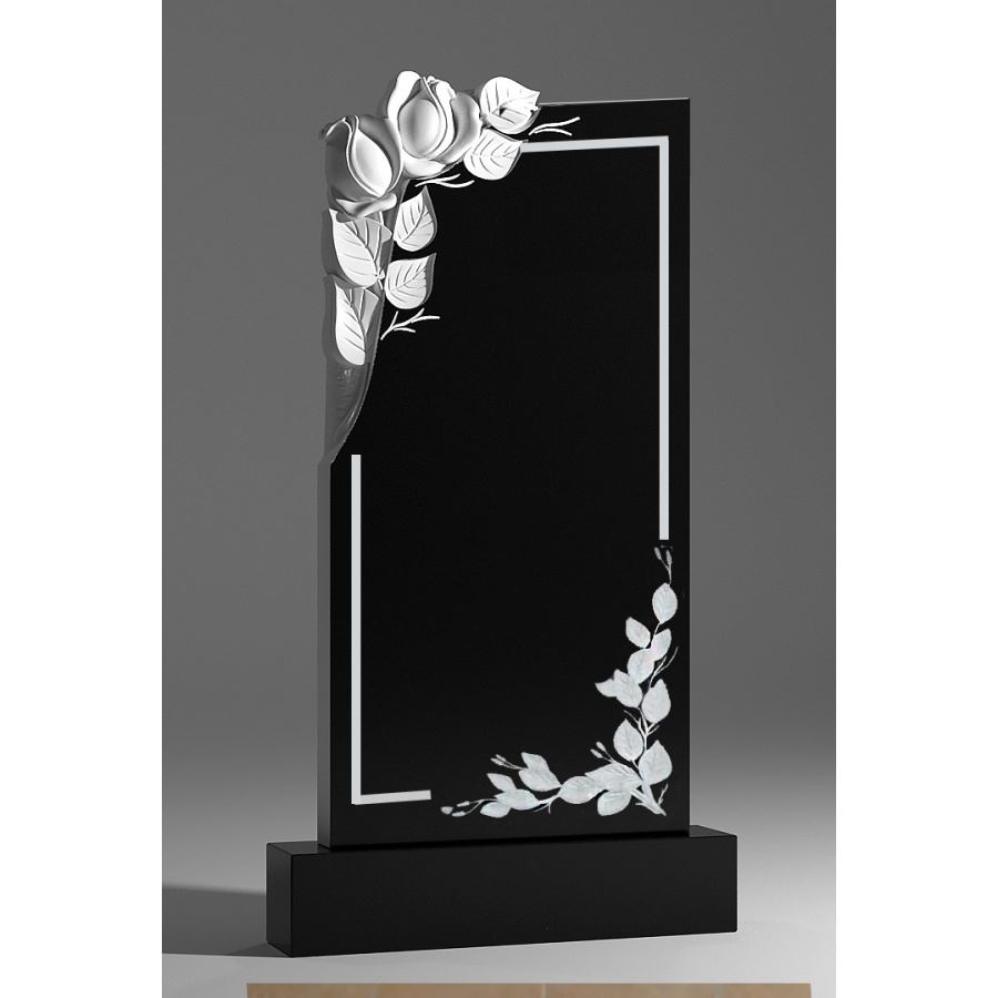 Вертикальный гранитный памятник В070 фото 1