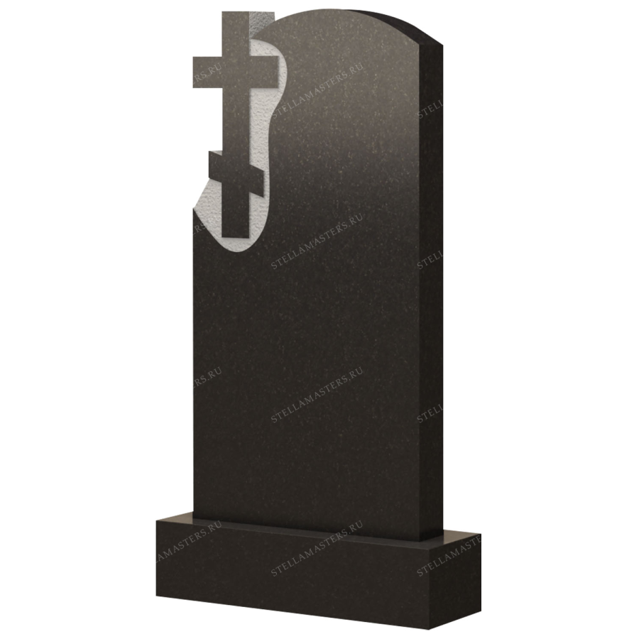 Вертикальный гранитный памятник В025 фото 1