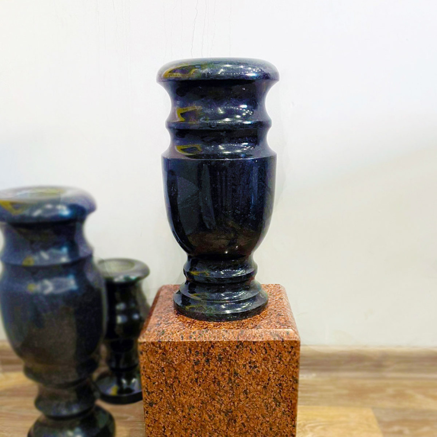 Ваза из гранита 30см ВЗ006 фото 1