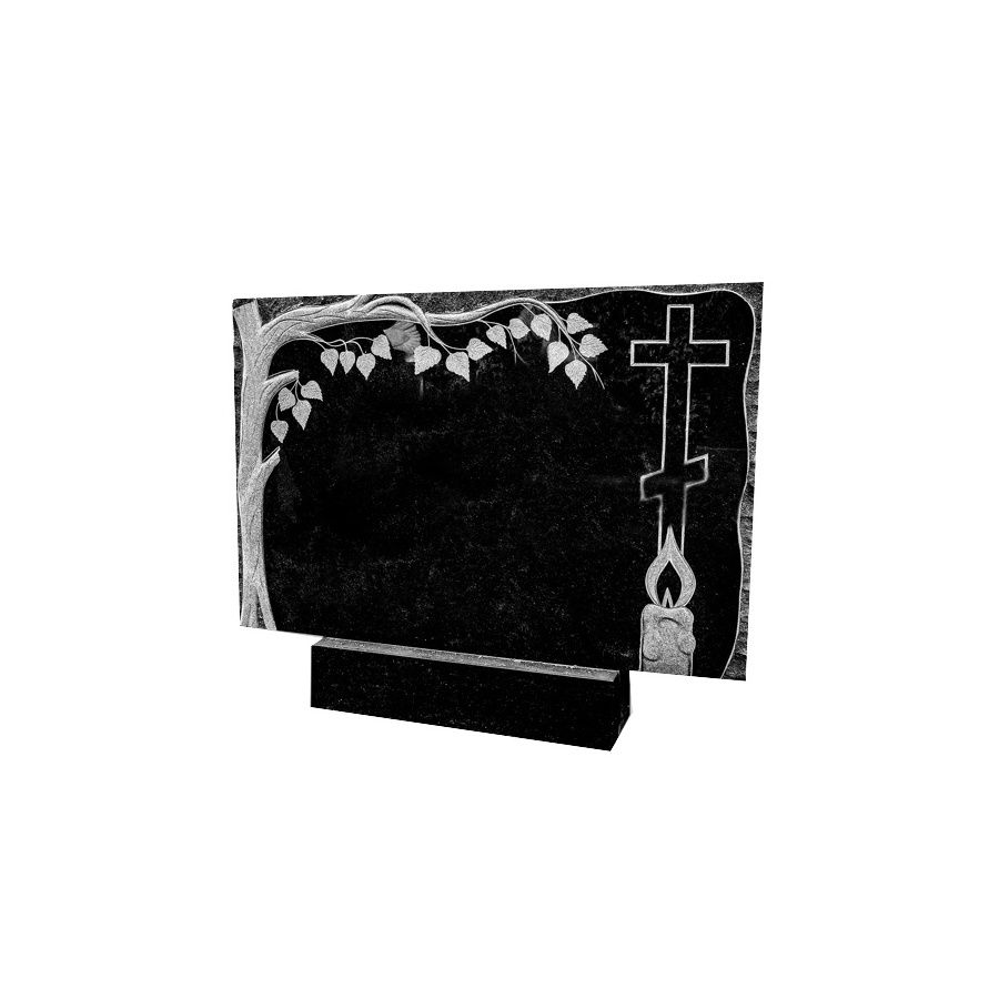 Горизонтальный гранитный памятник Г015 фото 1