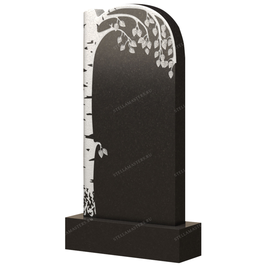 Вертикальный гранитный памятник В028 фото 1