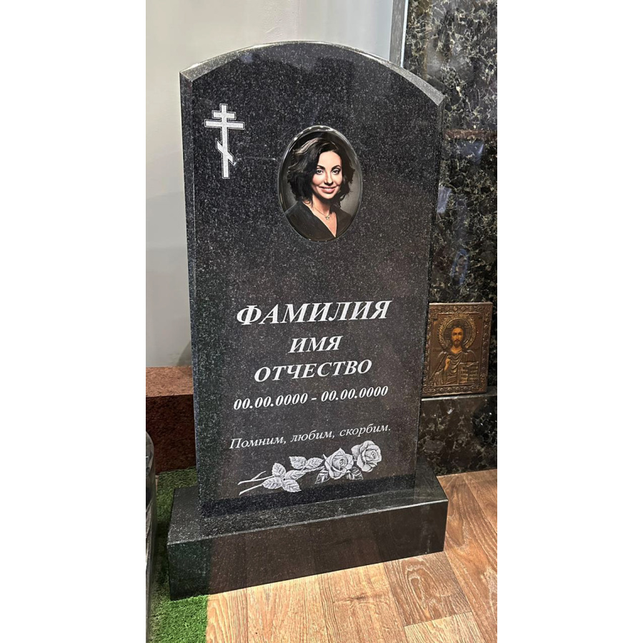 АКЦИЯ Памятник 80х40х5 из гранита на могилу фото 2