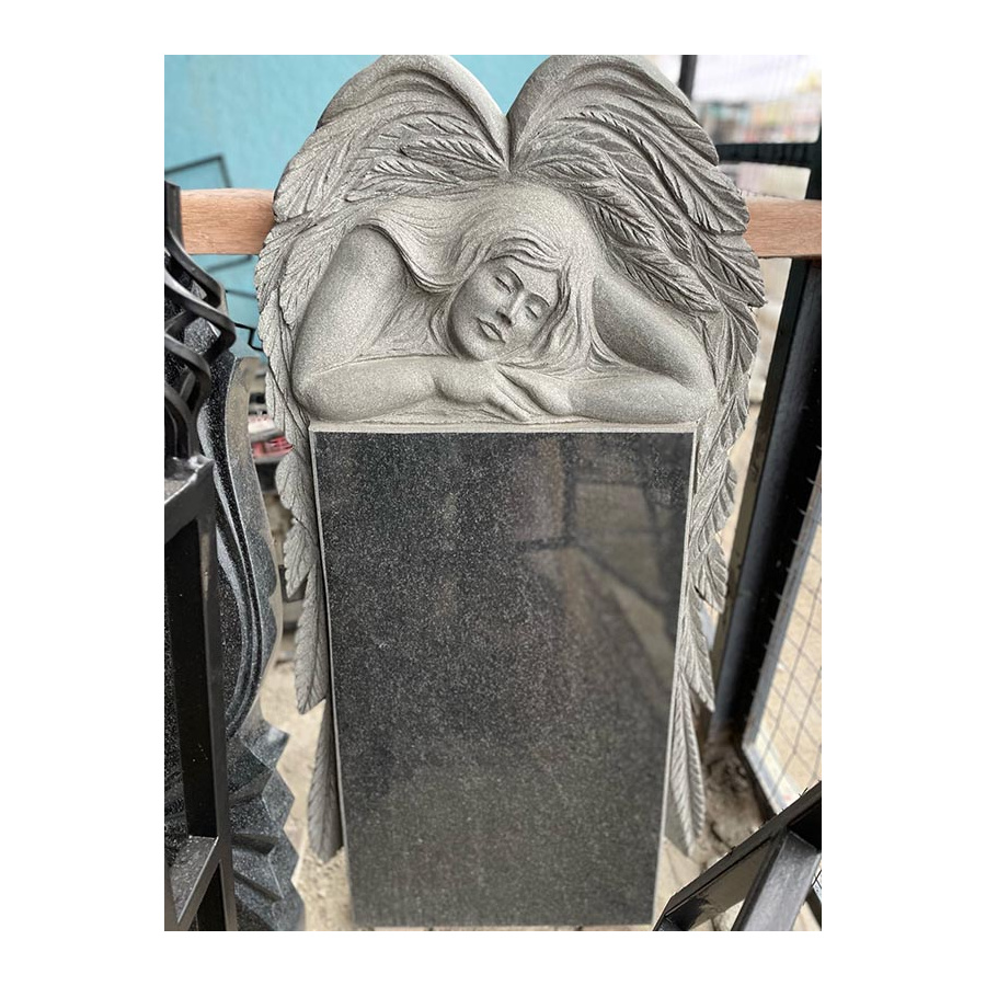 РАСПРОДАЖА 2025 Памятник с ангелом два крыла фото 1