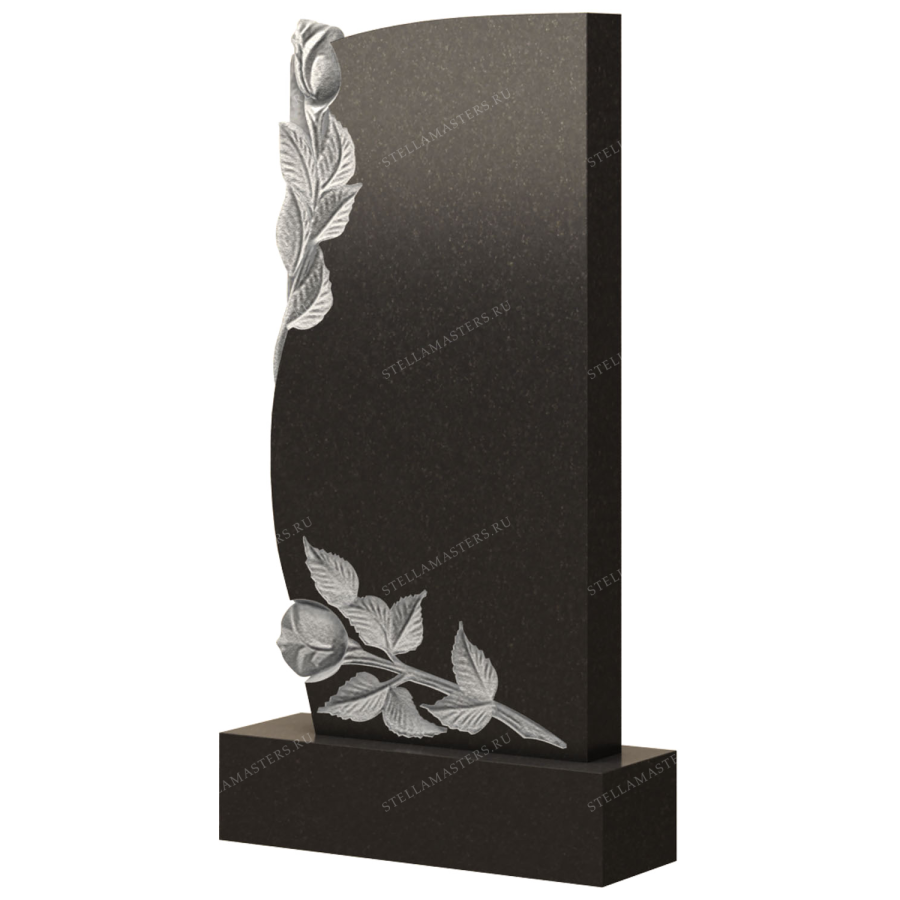Вертикальный гранитный памятник В041 фото 1