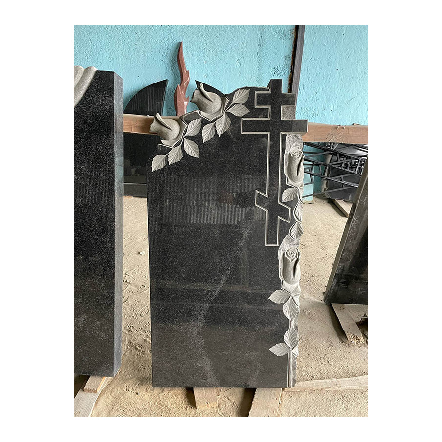РАСПРОДАЖА 2025 Памятник с крестом в розах фото 1