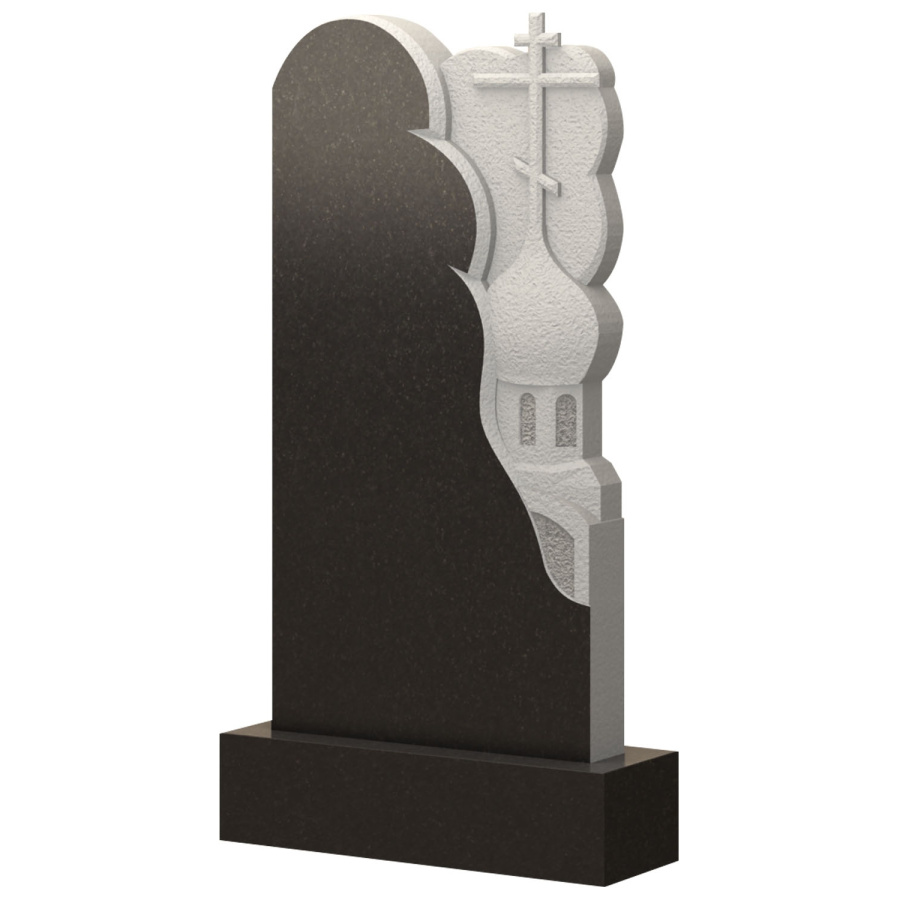 Вертикальный гранитный памятник В069 фото 1