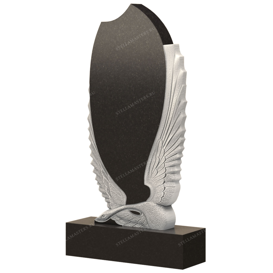 Вертикальный гранитный памятник В039 фото 1