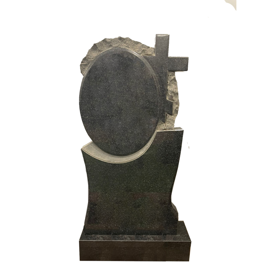 Вертикальный гранитный памятник В077 фото 1