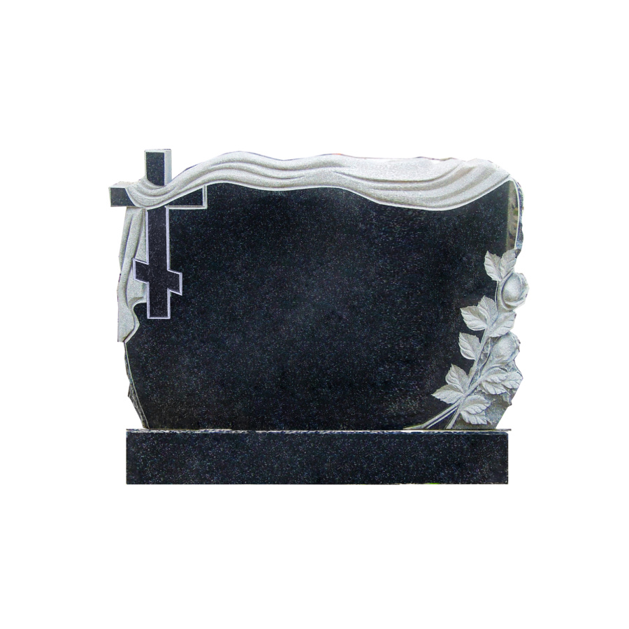 Горизонтальный гранитный памятник Г019 фото 1