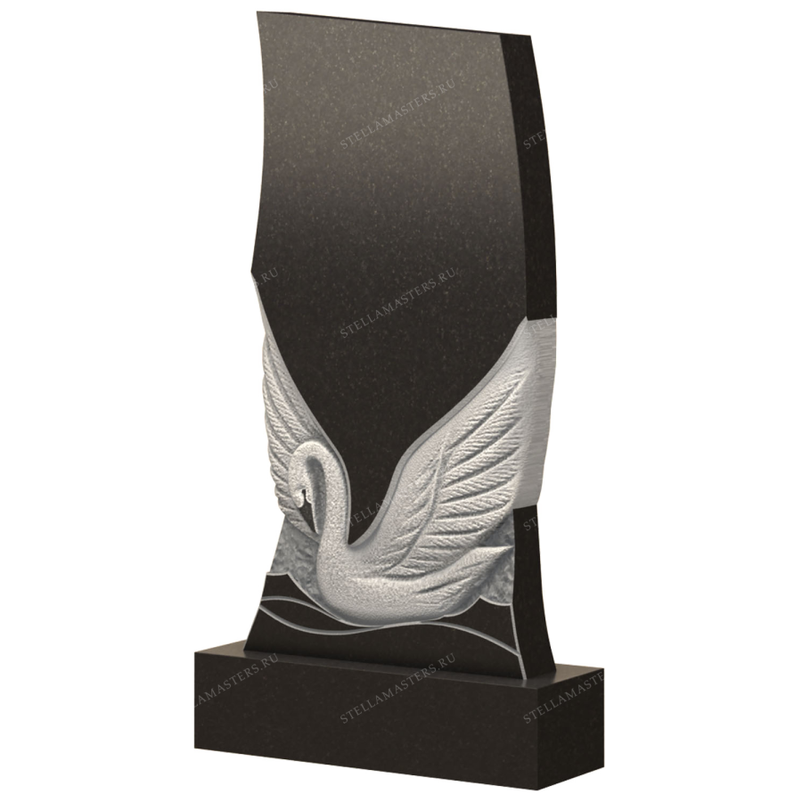 Вертикальный гранитный памятник В038 фото 1