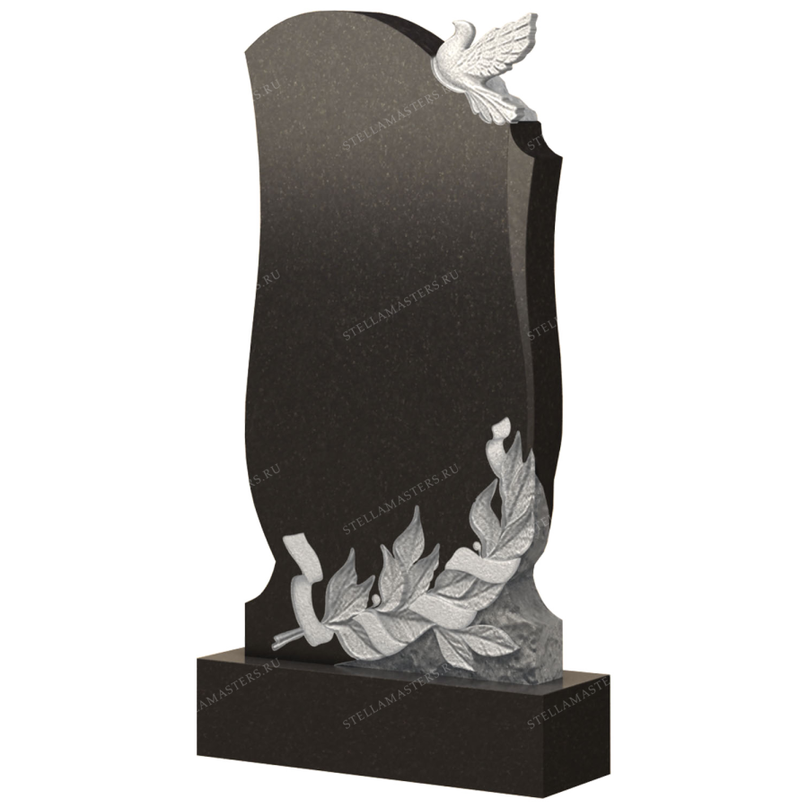 Вертикальный гранитный памятник В046 фото 1