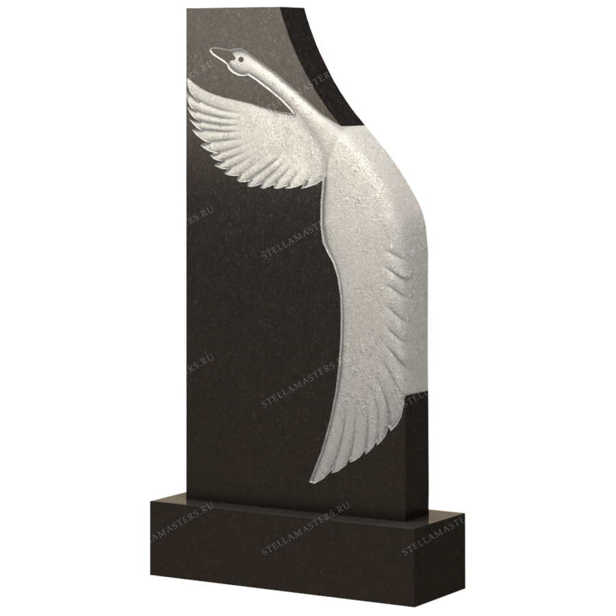 Вертикальный гранитный памятник В059 фото 1